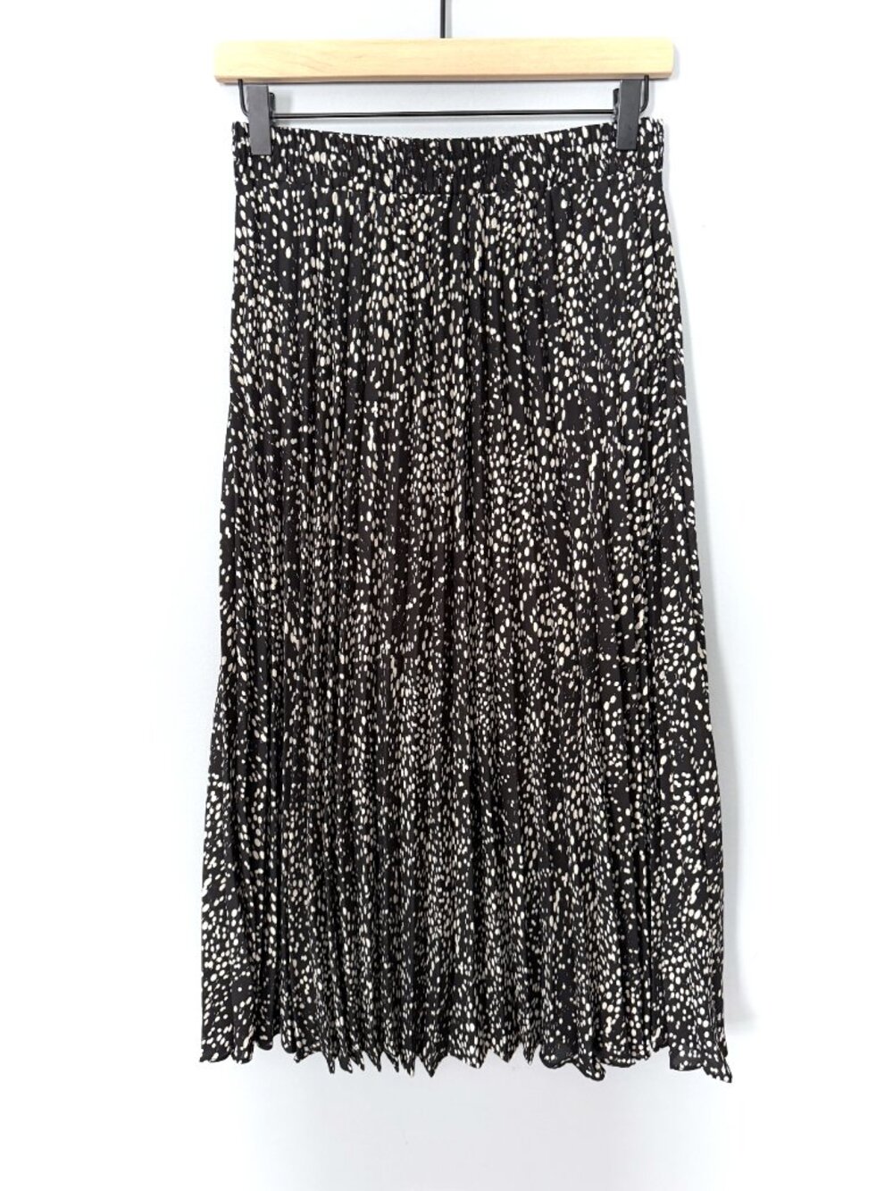 NWT Max Studios Maxi Skirt (Black/White) S